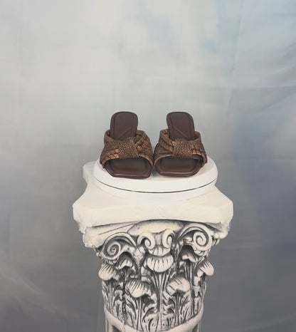 The Macki Square Toe Heels