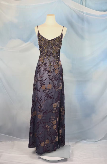 The Plum Evening Dress